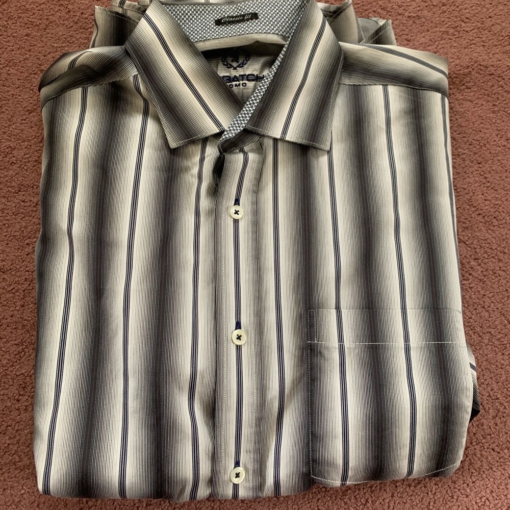 Bugatchi Dress Shirt Long Sleeves